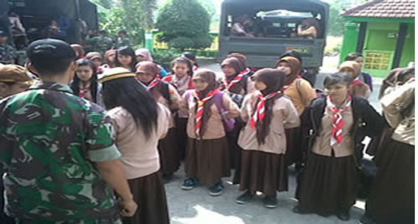 Gastra SMANSAL di Brigif 16 Wira Yudha Kediri